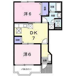 ミドル　アーティクルの物件間取画像